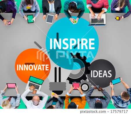 Inspire Ideas Innovate Imagination Inspiration Concept Inspire Ideas Innovate Imagination Inspiration Concept 17579717