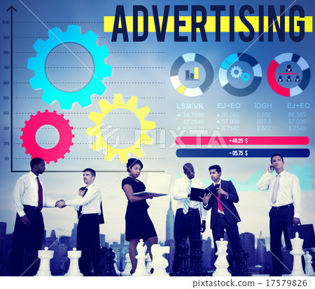 Advertise Advertising Advertisement Branding Concept 17579826