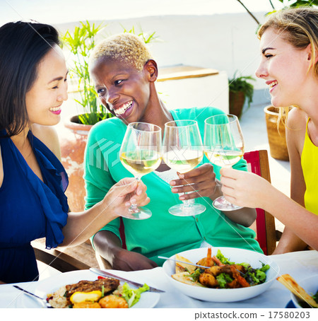 Diverse People Friends Hanging Out Drinking Concept Diverse People Friends Hanging Out Drinking Concept 17580203