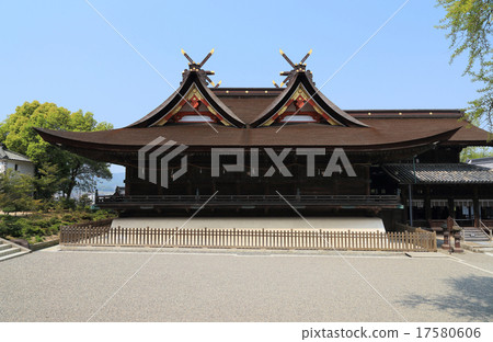 “Kibitsu Shrine”正殿和禮拜堂(右上方是Shinki的銀杏) “Kibitsu Shrine”正殿和禮拜堂(右上方是Shinki的銀杏) 17580606