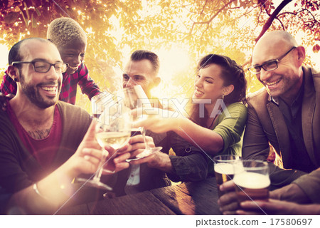 Diverse People Friends Hanging Out Concept Diverse People Friends Hanging Out Concept 17580697