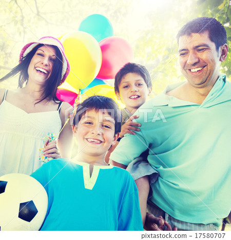 Family Happiness Parents Holiday Vacation Activity Concept 17580707