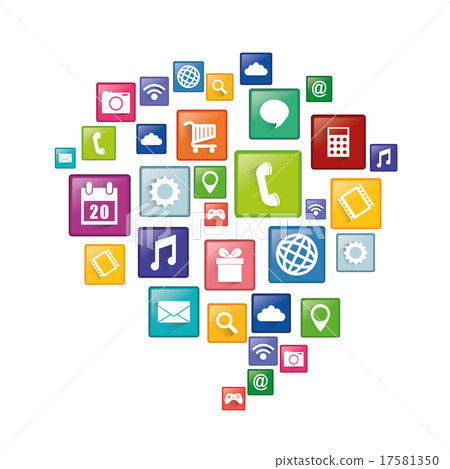 Smartphone applications design. 17581350