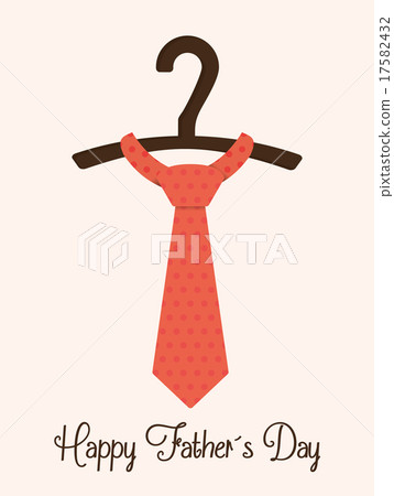 Happy fathers day card design. 17582432