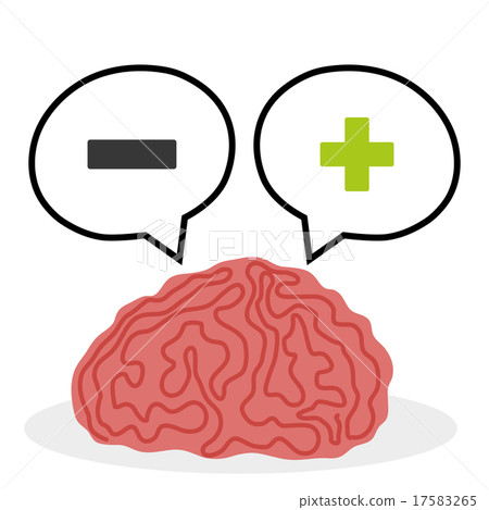 Think positive design. - Stock Illustration [17583265] - PIXTA