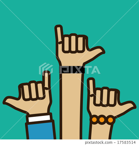 Hand sign design Hand sign design 17583514