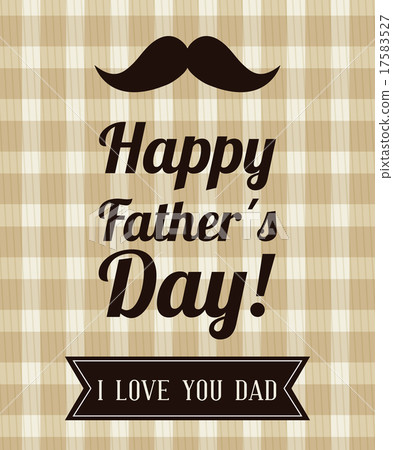 Happy fathers day card design. Happy fathers day card design. 17583527