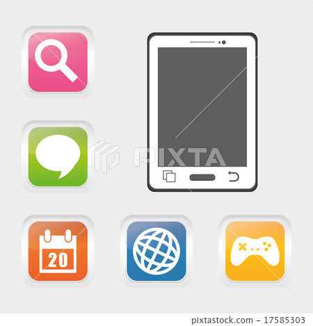 Smartphone applications design. 17585303