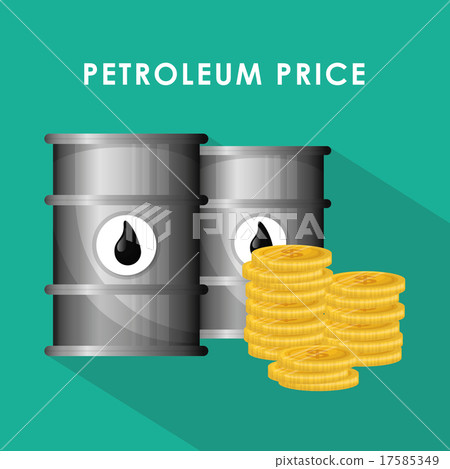 Petroleum and oil prices design. Petroleum and oil prices design. 17585349