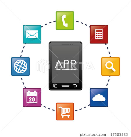 Smartphone applications design. Smartphone applications design. 17585383