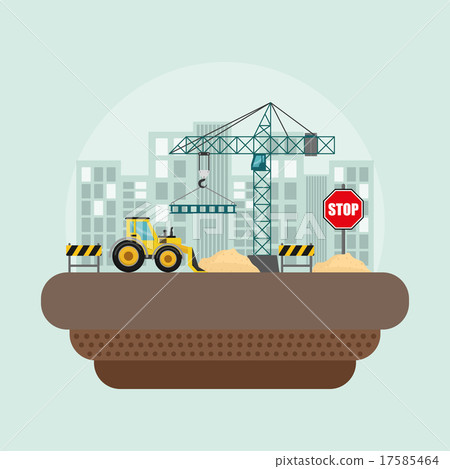 Construction machinary design. Construction machinary design. 17585464