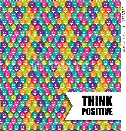 Think positive design. - Stock Illustration [17585764] - PIXTA