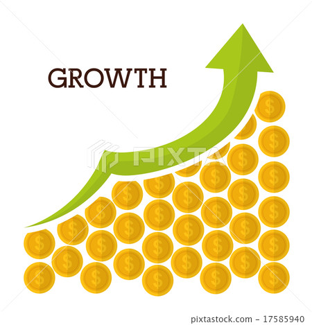 Financial growth design. Financial growth design. 17585940