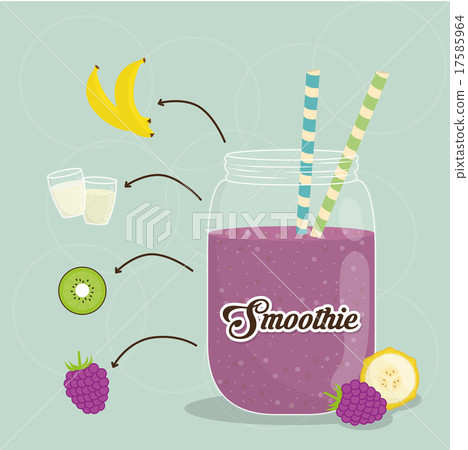 Smoothie design. 17585964