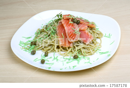 Pasta with salmon Pasta with salmon 17587178