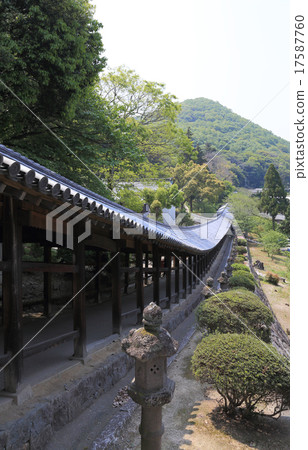 從Minami Tadami God觀看“Kibitsu Shrine”走廊 從Minami Tadami God觀看“Kibitsu Shrine”走廊 17587760
