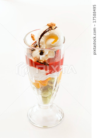 ice cream with fruits ice cream with fruits 17588495