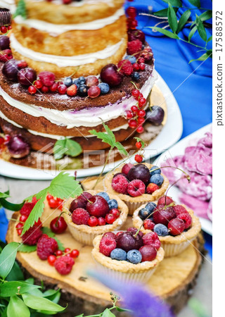 naked wedding cake naked wedding cake 17588572