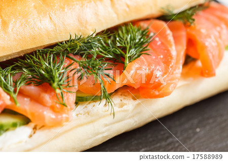Sandwich with salmon Sandwich with salmon 17588989