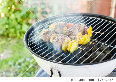 grilled meatballs with vegetables grilled meatballs with vegetables 17589857