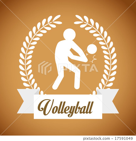 Volleyball design 17591049