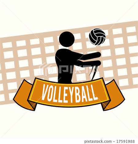 Volleyball design 17591988