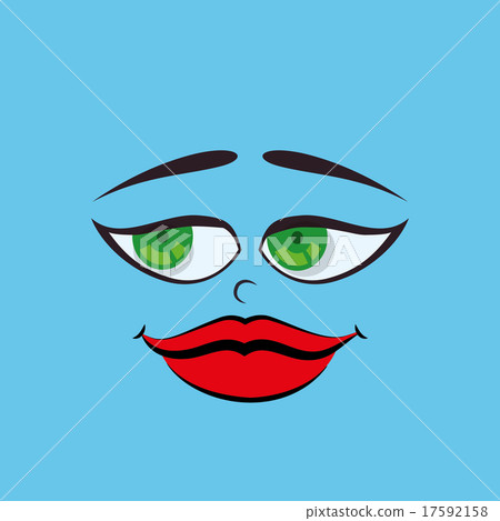 Cartoon face design Cartoon face design 17592158