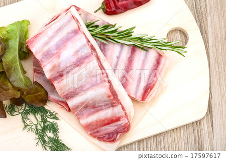 Raw lamb ribs Raw lamb ribs 17597617