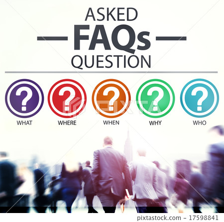 Frequently Asked Questions FAQ Problems Concept 17598841
