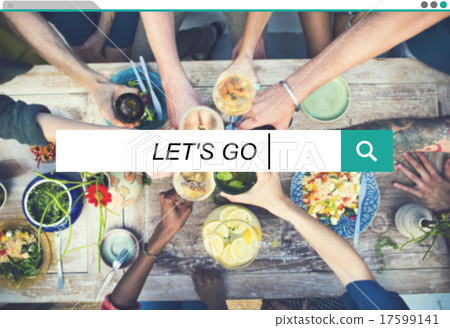 Let's Go Summer Freedom Happiness Concept 17599141