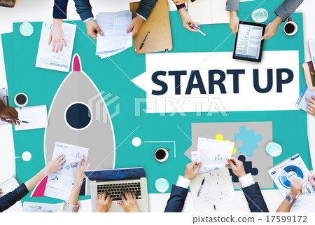 Startup Goals Growth Success Plan Business Concept 17599172