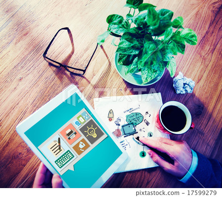 Content Blog Blogging Idea Media Internet Email Concept 17599279