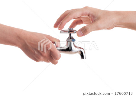 Tap faucet white background 17600713