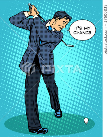 Business concept this is my chance businessman 17600835