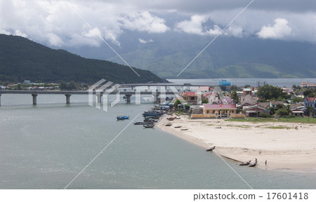 View of Lang Co town in Hue, Vietnam 17601418