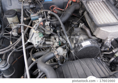 Old car turbo engine 17601660