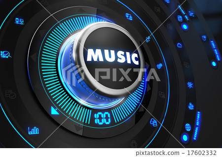 Music Controller on Black Control Console. 17602332