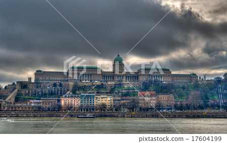 View of Buda Castle (Royal Palace) from the Danube 17604199
