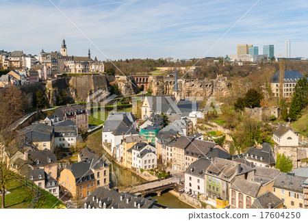 View of Luxembourg historic center View of Luxembourg historic center 17604250