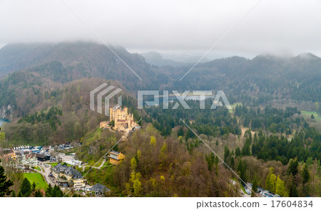View of Hohenschwangau Castle in Bavarian Alps 17604834