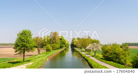 Rhone - Rhine Canal in Alsace, France 17604840