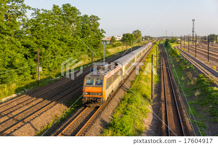 Regional express train in Strasbourg, France Regional express train in Strasbourg, France 17604917