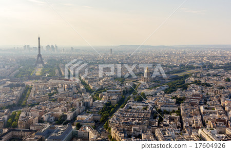 Panorama of Paris from Maine-Montparnasse Tower 17604926