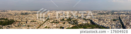 Panorama of Paris from Maine-Montparnasse Tower  17604928