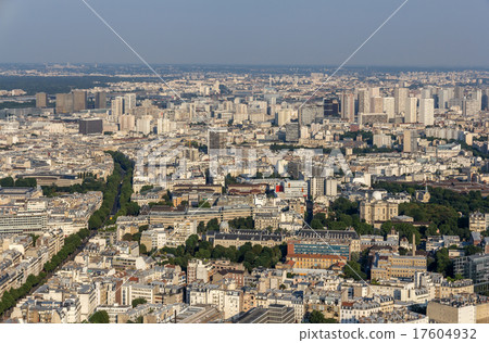 View of Paris from Maine-Montparnasse Tower  17604932
