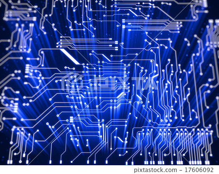 Blue Circuit 17606092