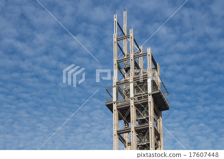 Detail of Bahnorama tower in Vienna, Austria Detail of Bahnorama tower in Vienna, Austria 17607448
