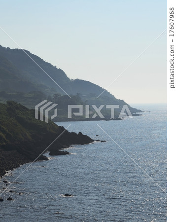 Overlooking Okucho Sai-coast coast and Japan Sea 17607968