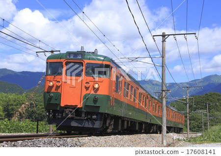 Tanigawa-dake in early summer and 115 lines in Joetsu Line 17608141