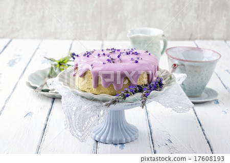 Lavender Cheese Cake 17608193